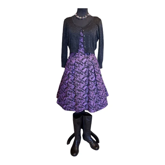 Betsey Johnson Insect/Spider/Fly Embroidered Dress - Picture 5 of 9